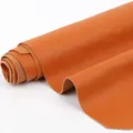 Cuir de vachette souple orange 20 à 60 cm – Couleur Orange