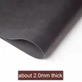 Cuir de vachette tanné 1,5 à 2 mm 30 à 100 cm – Couleur black 2.0mm thick