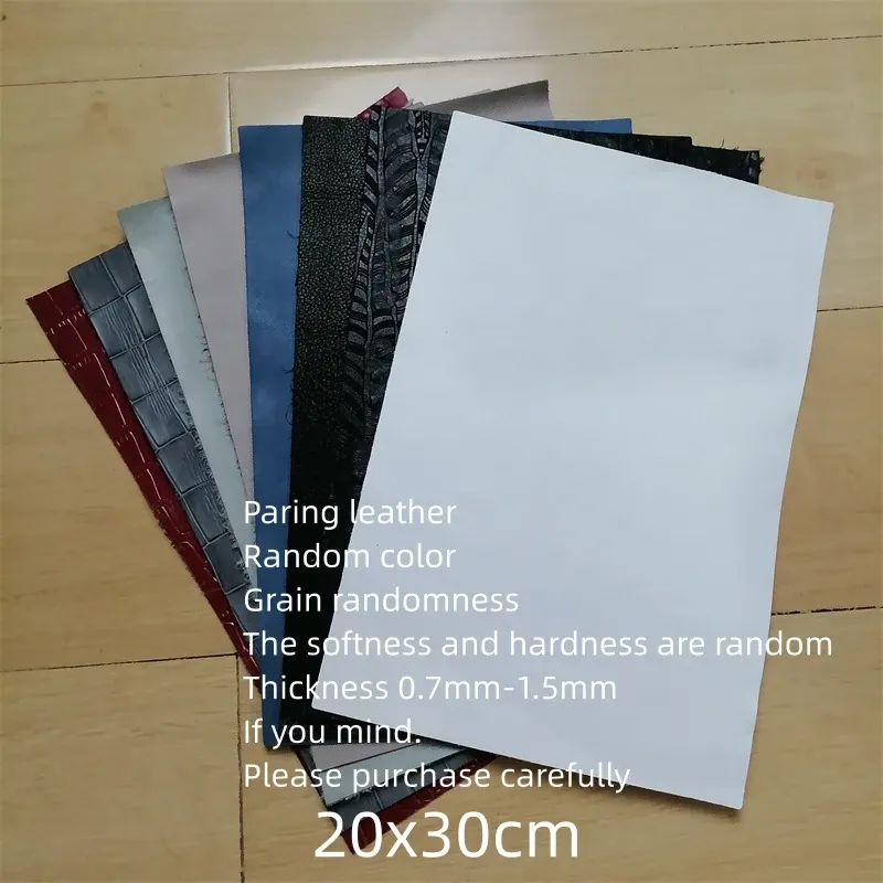Cuir de vachette véritable 20 à 29 cm lot de 5 ou 8 pièces