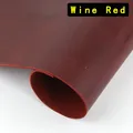 Cuir de vachette véritable rigide 20 à 60 cm couleur changeante – Couleur Rouge