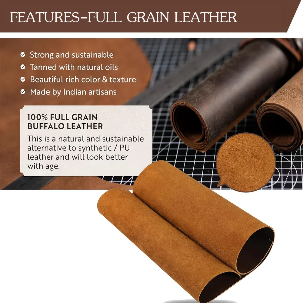 Cuir fou brillant 2,0 mm pour artisanat