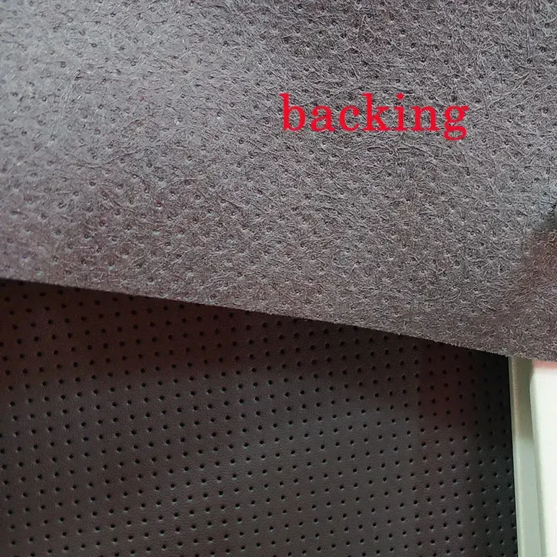 Cuir synthétique microfibre perforé 1,2 mm pour automobile