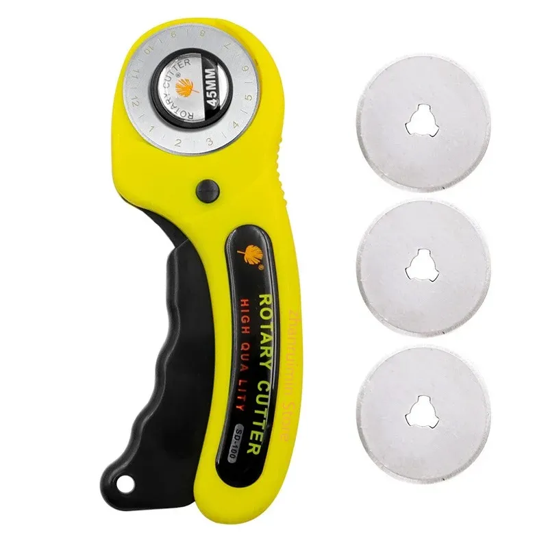 Cutter rotatif 45 mm pour artisanat du cuir et patchwork