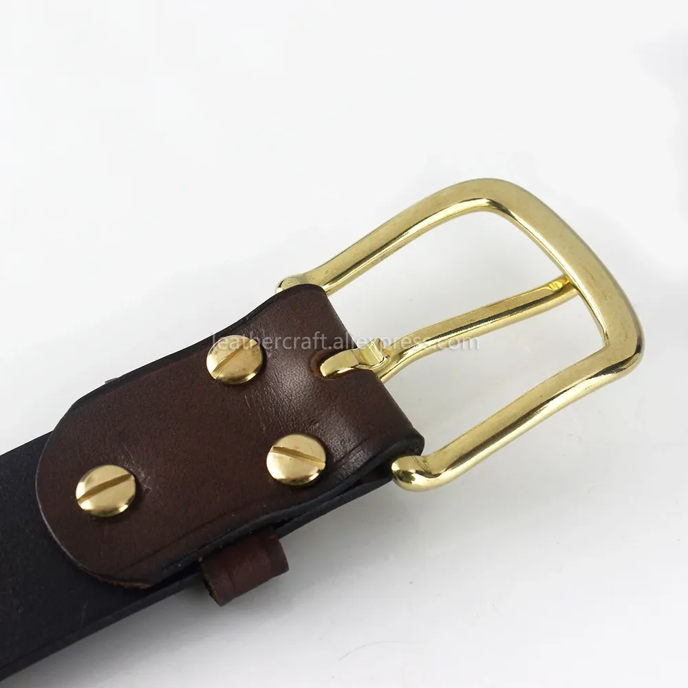 Demi-boucle ardillon laiton 13 à 32 mm pour cuir
