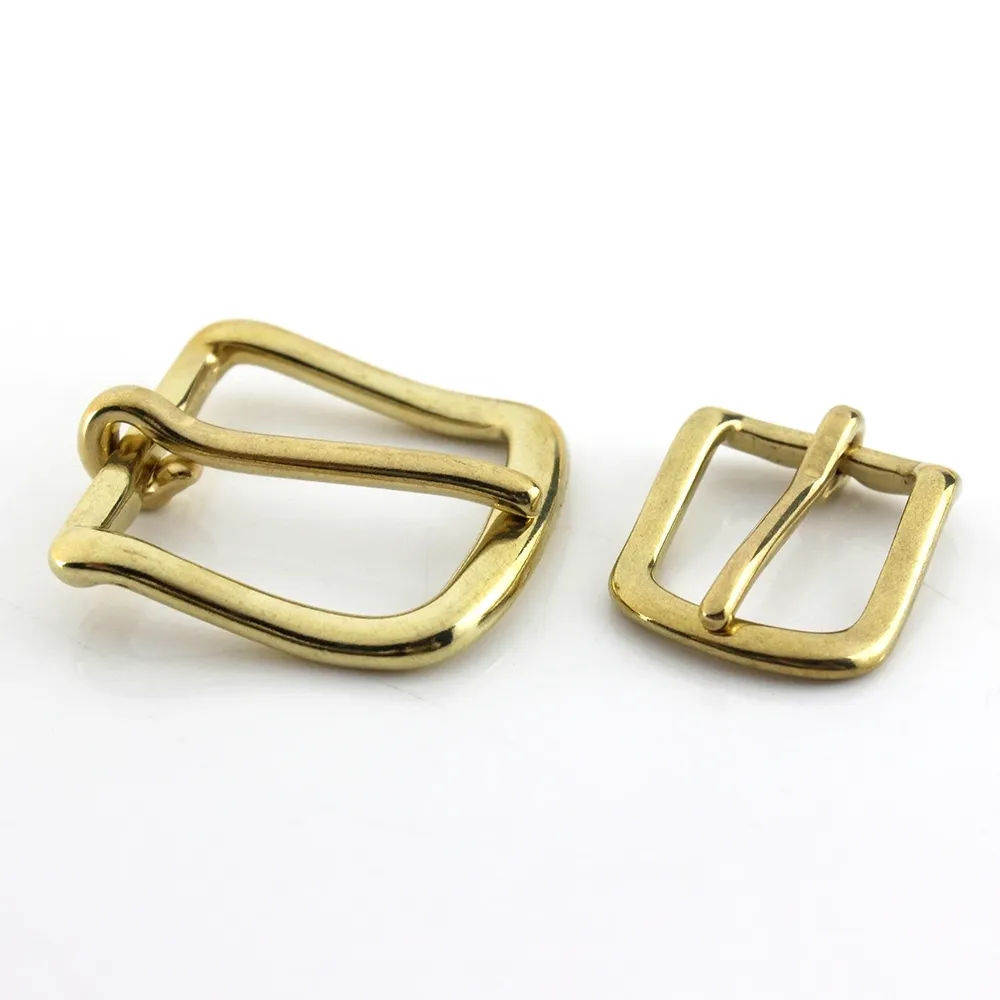 Demi-boucle ardillon laiton 13 à 32 mm pour cuir