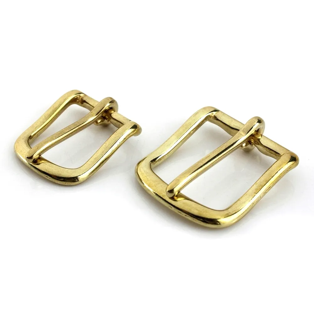 Demi-boucle ardillon laiton 13 à 32 mm pour cuir