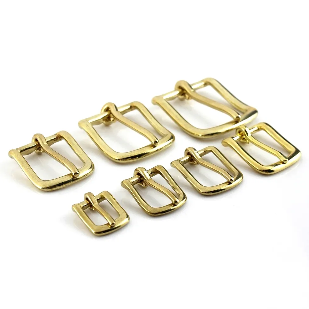Demi-boucle ardillon laiton 13 à 32 mm pour cuir
