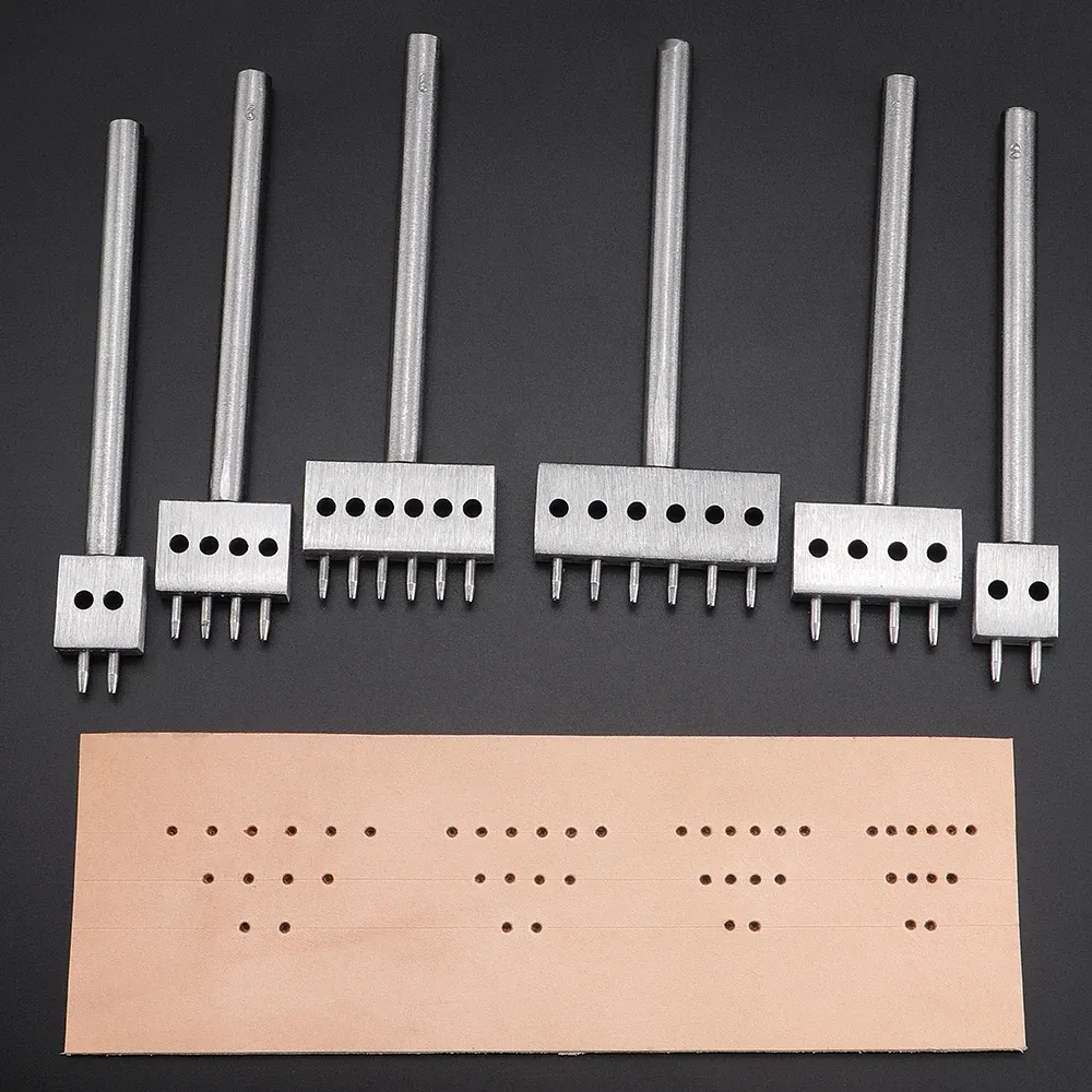Ensemble matrices cuir rondes 3 pièces