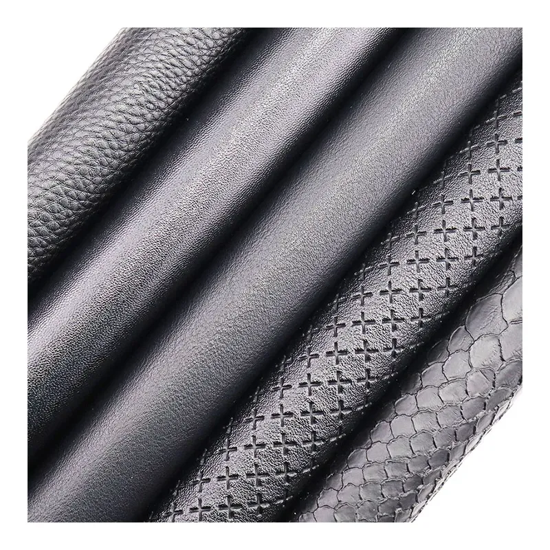 Feuille de similicuir A4 à 50 x 120 cm lisse ou gaufré