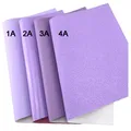 Feuille de similicuir A4 à 50 x 120 cm violet lisse – 2
