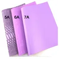 Feuille de similicuir A4 à 50 x 120 cm violet lisse – 3