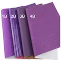 Feuille de similicuir A4 à 50 x 120 cm violet lisse – 4