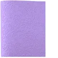 Feuille de similicuir A4 à 50 x 120 cm violet lisse – Couleur MULTI (4A)