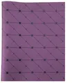 Feuille de similicuir A4 à 50 x 120 cm violet lisse – Couleur noir (7B)