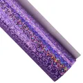 Feuille de similicuir A4 à 50 x 120 cm violet lisse – Couleur Orange (1C)