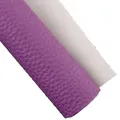 Feuille de similicuir A4 à 50 x 120 cm violet lisse – Couleur Rouge (3C)