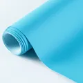 Feuille de similicuir Litchi 20 à 120 cm pour sacs et nœuds – Color BLEU CIEL