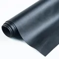 Feuille de similicuir Litchi 20 à 120 cm pour sacs et nœuds – Color noir