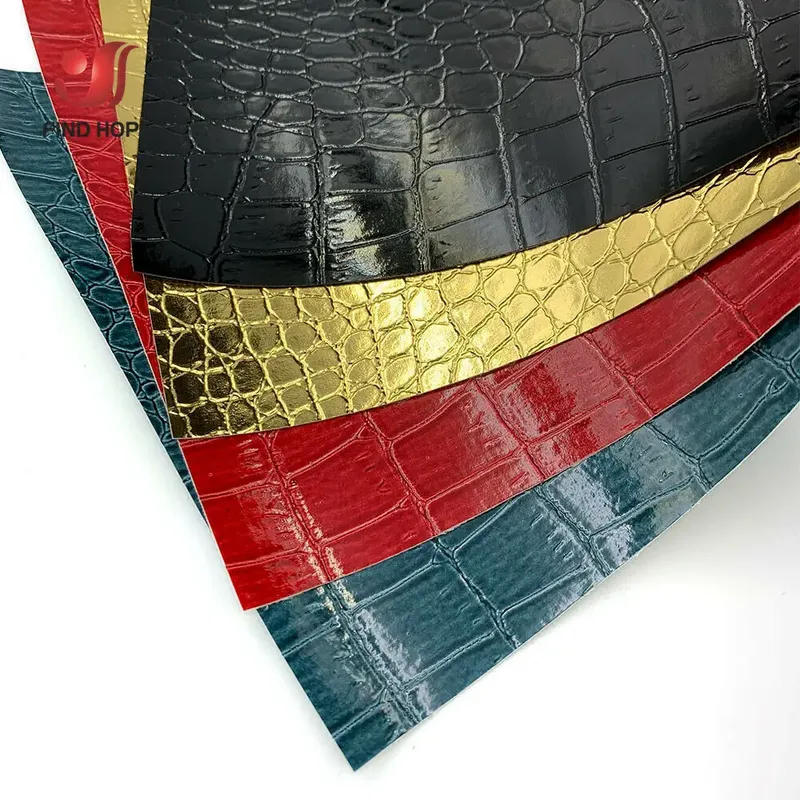 Feuille similicuir PU crocodile A4 20 x 30 cm relief