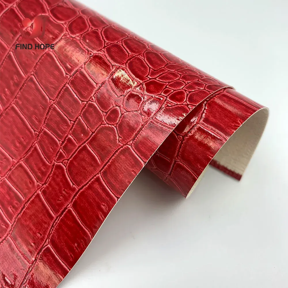 Feuille similicuir PU crocodile A4 20 x 30 cm relief