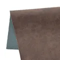 Feuille similicuir PU givrée A5 imperméable pour artisanat – Couleur Noir Brun