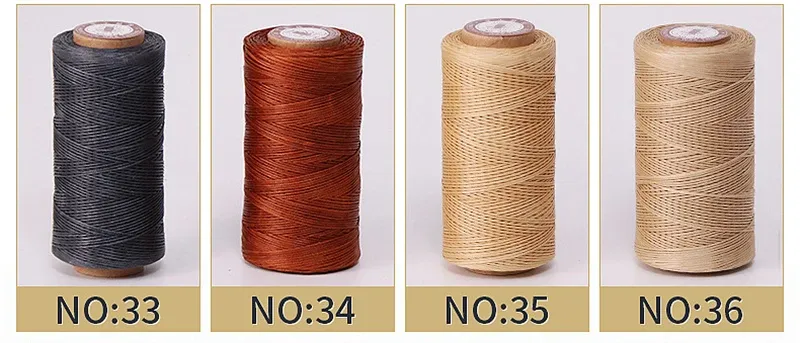 Fil ciré pour cuir 50 m 0,8 mm d'épaisseur pour maroquinerie