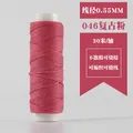 Fil cuir ciré 0,55 mm pour couture bracelet et bijoux – Color Café rouge (25)