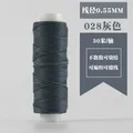 Fil cuir ciré 0,55 mm pour couture bracelet et bijoux – Color Vert foncé (15)
