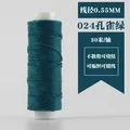 Fil cuir ciré 0,55 mm pour couture bracelet et bijoux – Color Vert kaki (36)