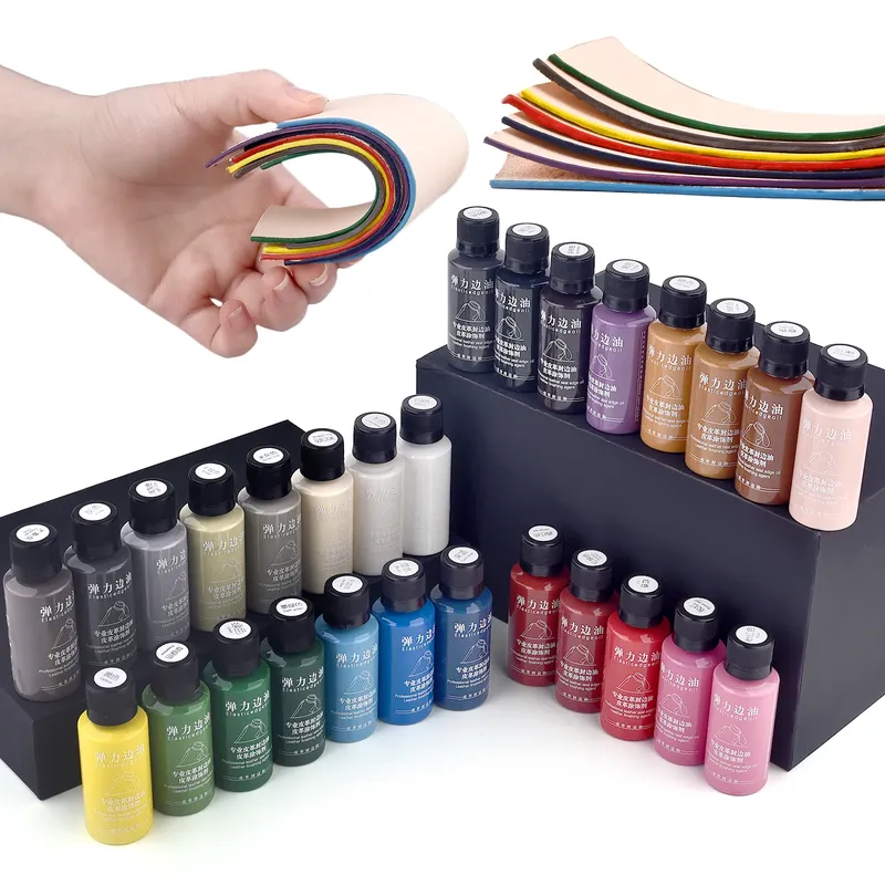 Huile de finition pour bords cuir 30 ml mate et extensible