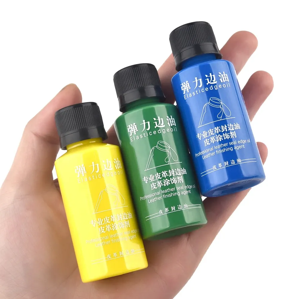 Huile de finition pour bords cuir 30 ml mate et extensible