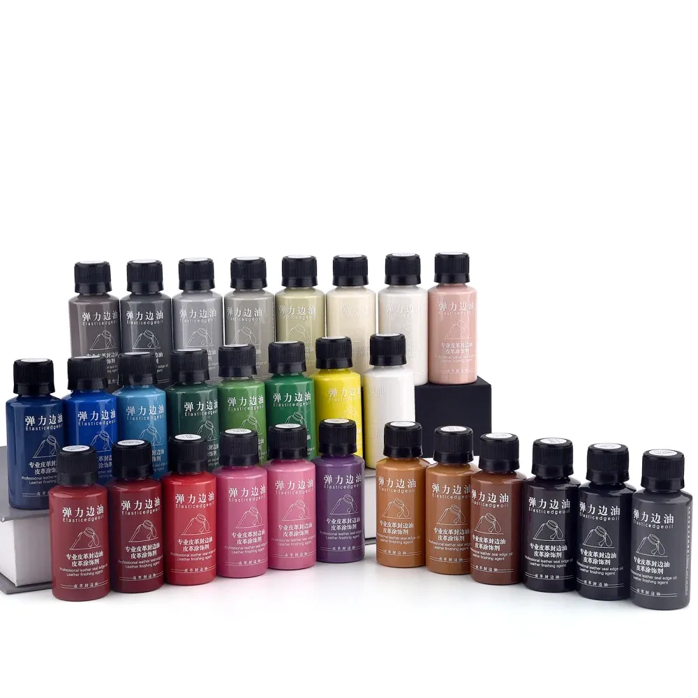 Huile de finition pour bords cuir 30 ml mate et extensible