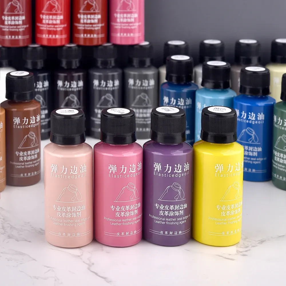 Huile de finition pour bords cuir 30 ml mate et extensible