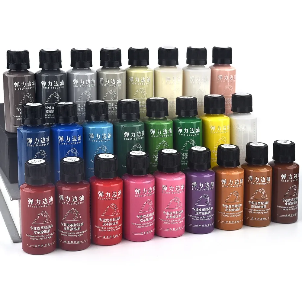 Huile de finition pour bords cuir 30 ml mate et extensible