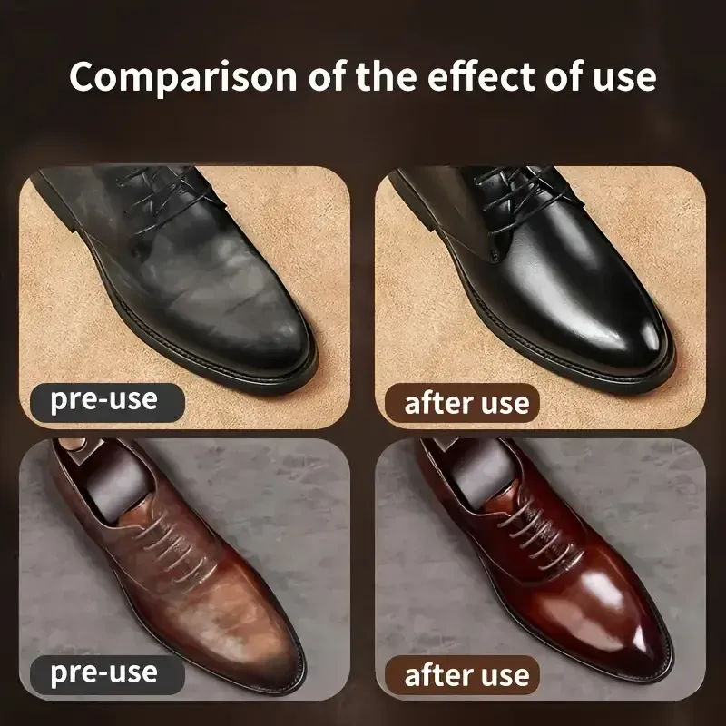 Huile entretien cuir cire d'abeille pour chaussures et canapés