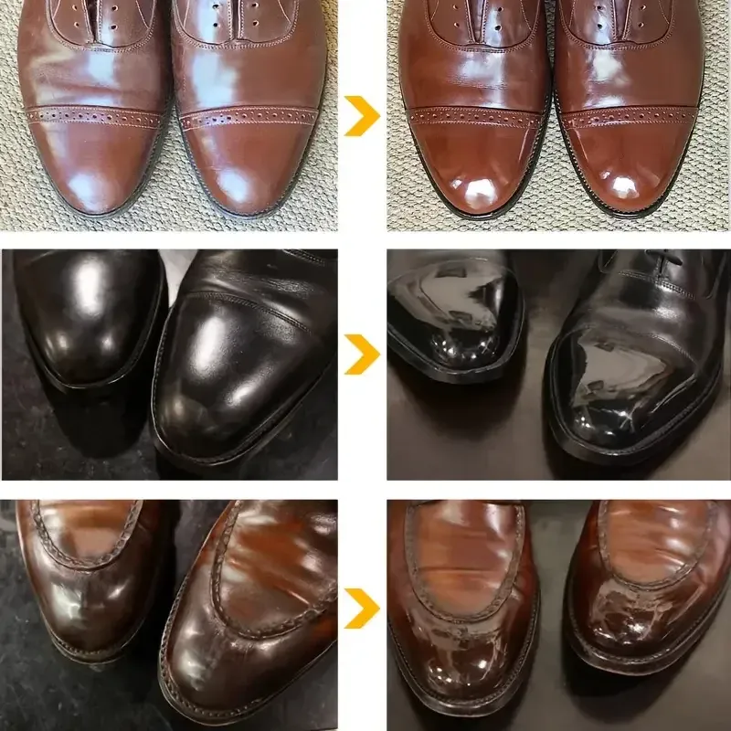 Huile entretien cuir cire d'abeille pour chaussures et canapés