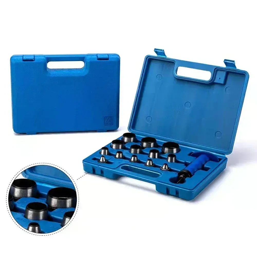 Kit 13 poinçons trous creux 5 à 35 mm pour cuir