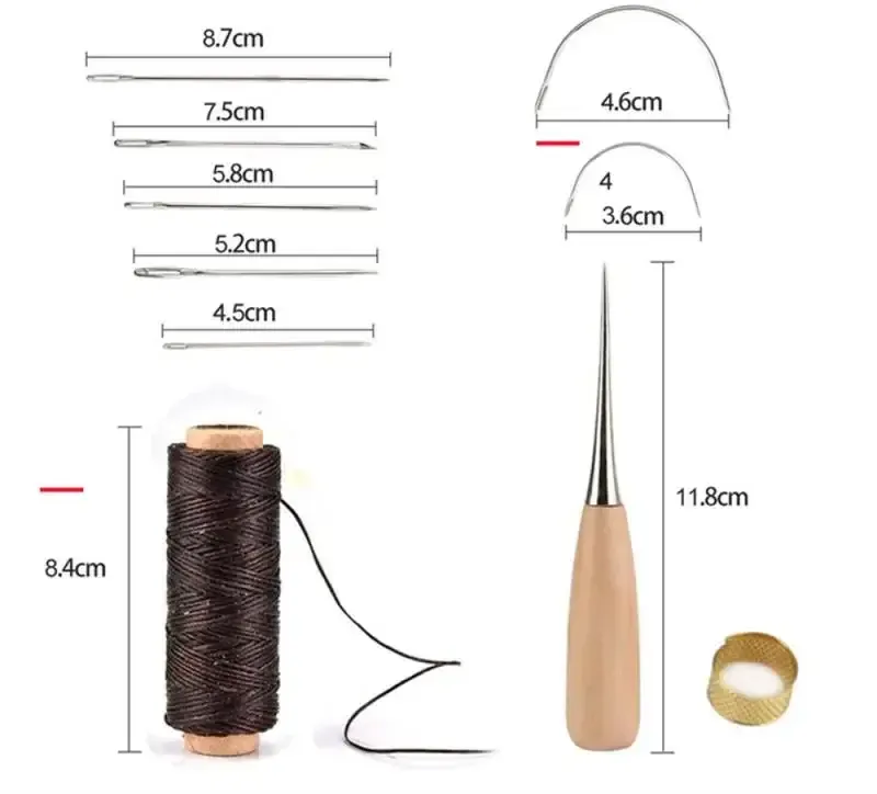 Kit 14 pièces couture cuir débutant