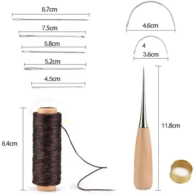 Kit 14 pièces couture cuir débutant