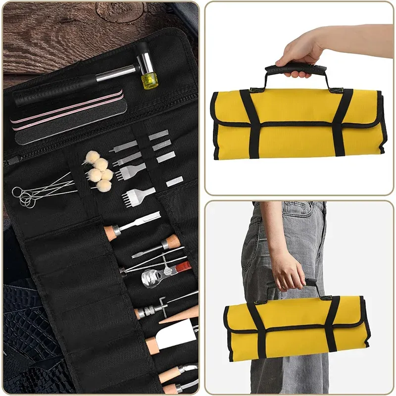 Kit 23 pièces outils maroquinerie cuir