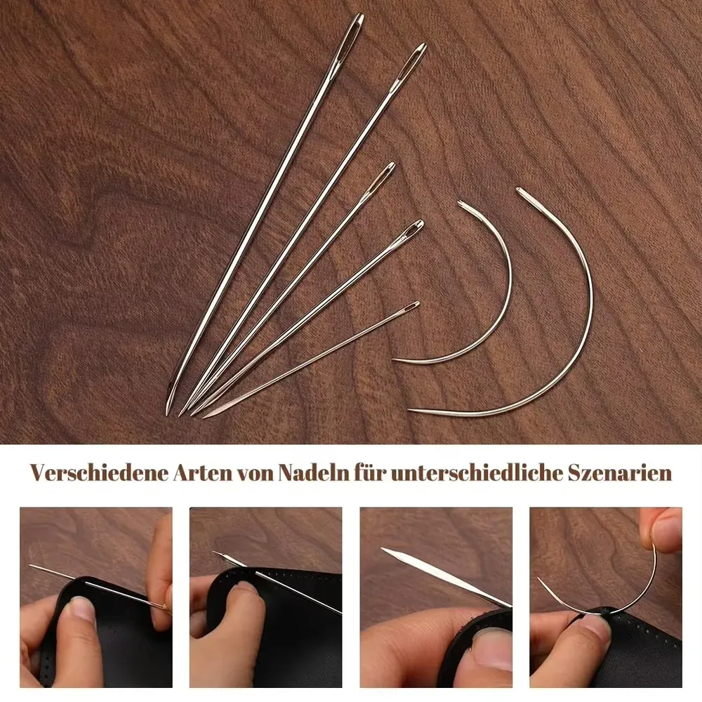 Kit 37 outils cuir main coupe couture artisanat débutants