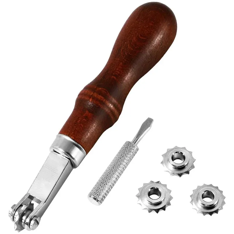 Kit 5 roues marquage couture et pointage cuir gaufrage