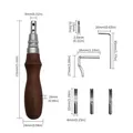 Kit 7 outils cuir professionnels réglables – 2