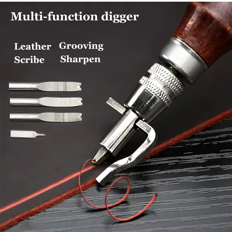 Kit 7 outils cuir professionnels réglables