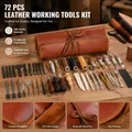 Kit 72 outils travail cuir avec sac rangement – 3