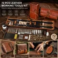Kit 72 outils travail cuir avec sac rangement – 4
