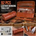 Kit 92 outils cuir gravure poinçonnage couture – 4