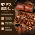 Kit 92 outils cuir gravure poinçonnage couture – 5