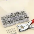 Kit boutons pression et œillets pour cuir – Couleur F 100set x tools
