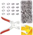 Kit boutons pression et œillets pour cuir – Couleur F 50set x tools